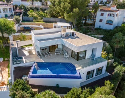 LB025 Stunning modern villa with infinite pool and spectacular views